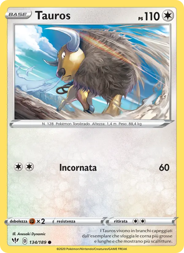 Tauros, Fiamme Oscure No. 134