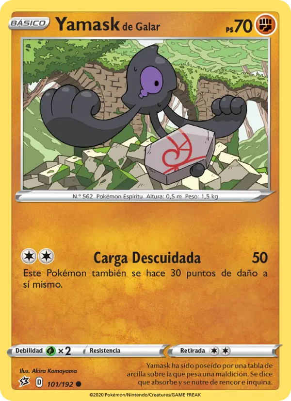 Yamask de Galar, Choque Rebelde No. 101