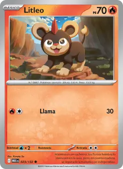 Litleo, Megaevolución No. 023 Normal