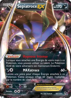 Sepiatroce EX, Vigueur Spectrale Nº 58 Normal