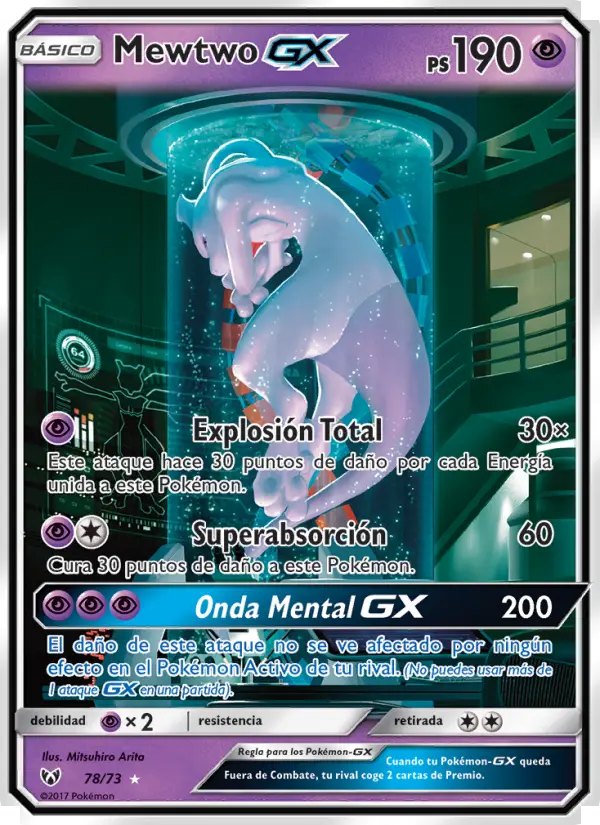 Mewtwo GX, Leyendas Luminosas Nº 78