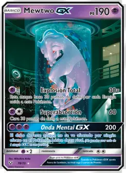 Mewtwo GX, Leyendas Luminosas Nº 78 Normal