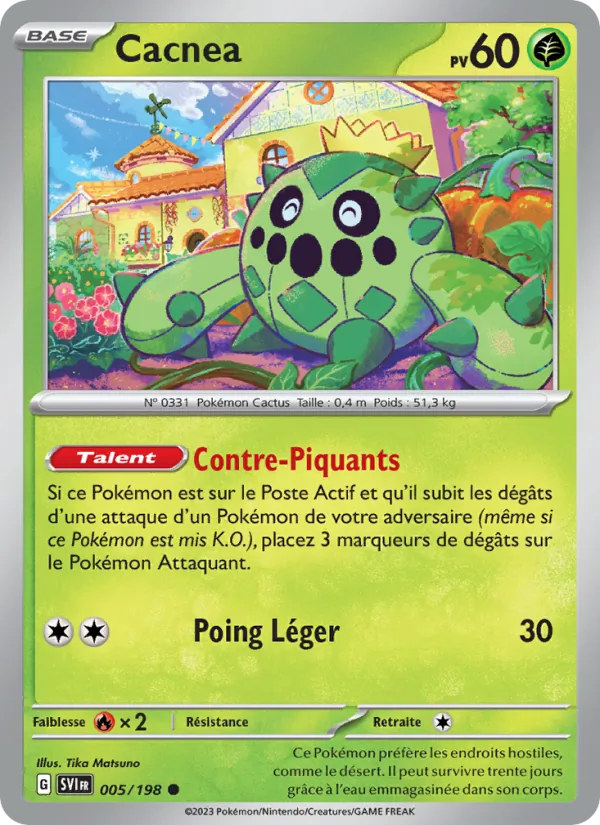 Cacnea, Écarlate et Violet Nº 005
