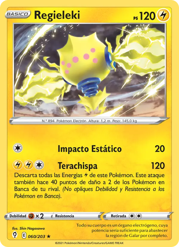 Regieleki, Cielos Evolutivos Nº 60