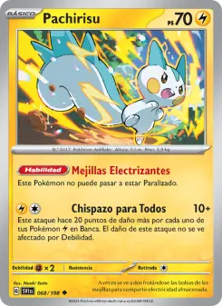 Pachirisu, Escarlata y Púrpura No. 068 Normal