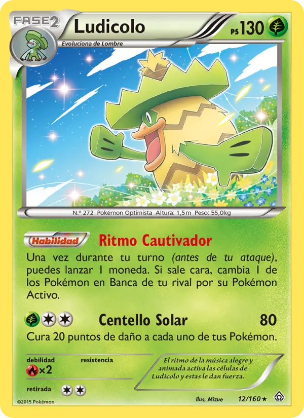 Ludicolo, Duelos Primigenios No. 12