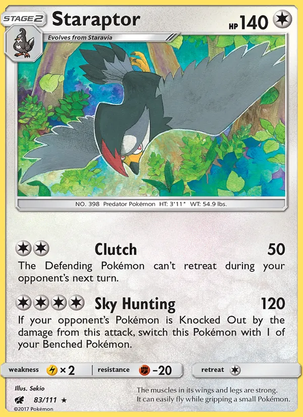 Staraptor, Crimson Invasion Nº 83