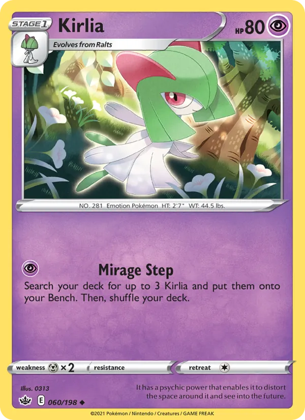 Kirlia, Chilling Reign Nº 60