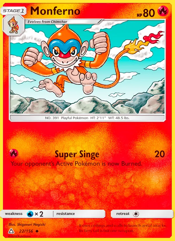 Monferno, Ultra Prism No. 22