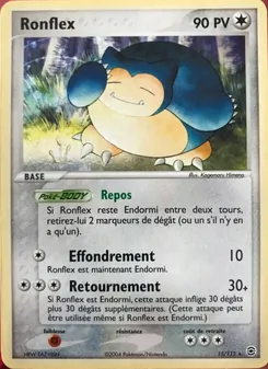Ronflex, EX Rouge Feu & Vert Feuille No. 15 Holo