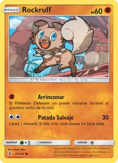 Rockruff, Albor de Guadianes No. 73 Normal