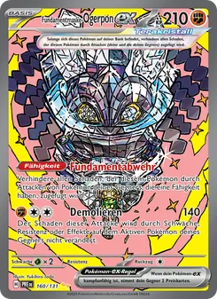 Fundamentmaske-Ogerpon-ex, Prismatische Entwicklungen Nº 160 Holo