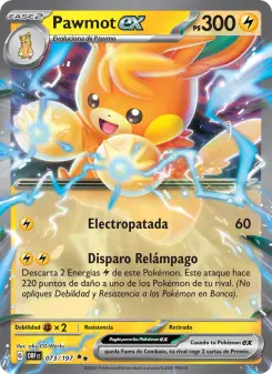 Pawmot ex, Llamas Obsidianas No. 073 Holo