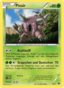 Pinsir, Kommende Schicksale No. 1 Normal