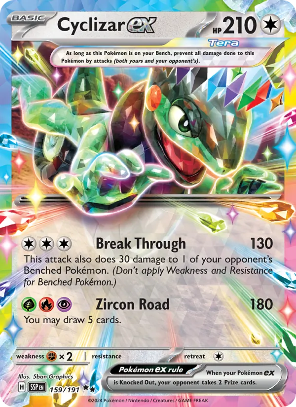 Cyclizar ex, Surging Sparks No. 159