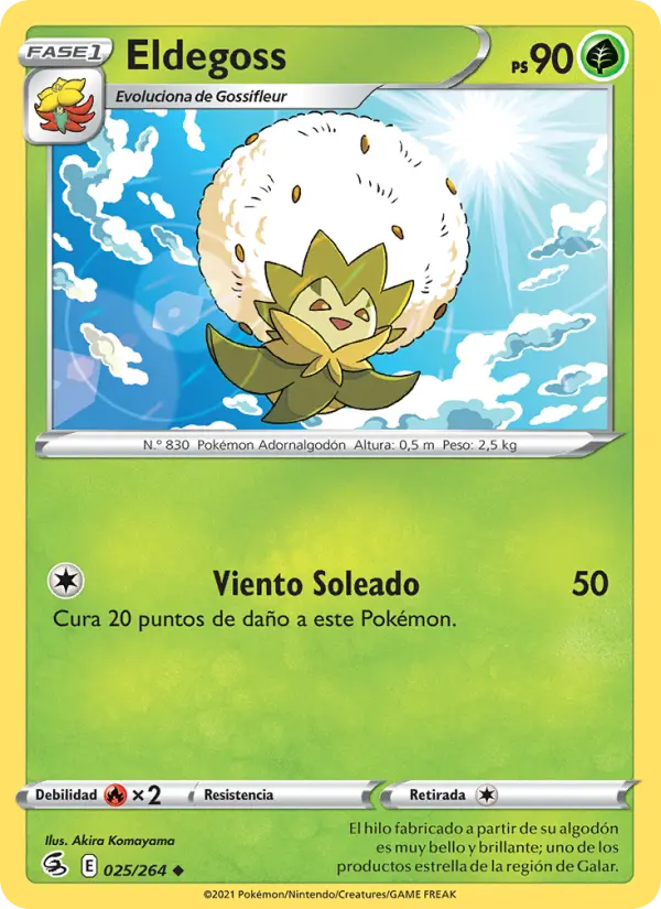 Eldegoss, Golpe Fusión Nº 25
