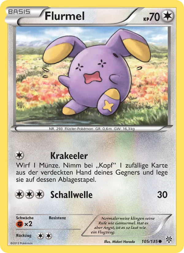 Flurmel, Plasma-Sturm No. 105