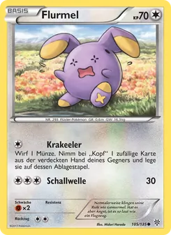 Flurmel, Plasma-Sturm Nº 105 Normal