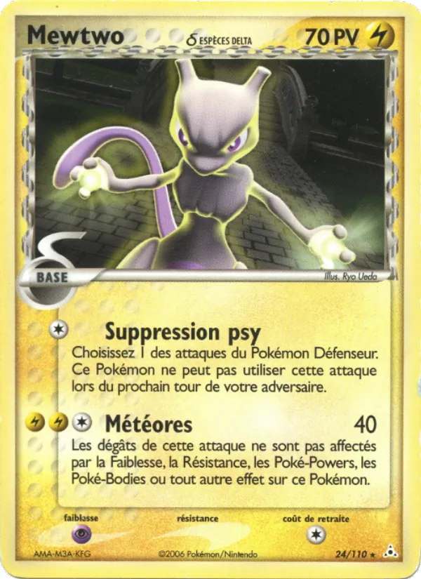 Mewtwo δ, EX Fantômes Holon No. 24
