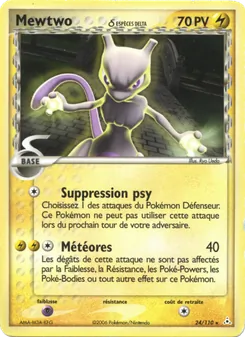 Mewtwo δ, EX Fantômes Holon No. 24 Normal