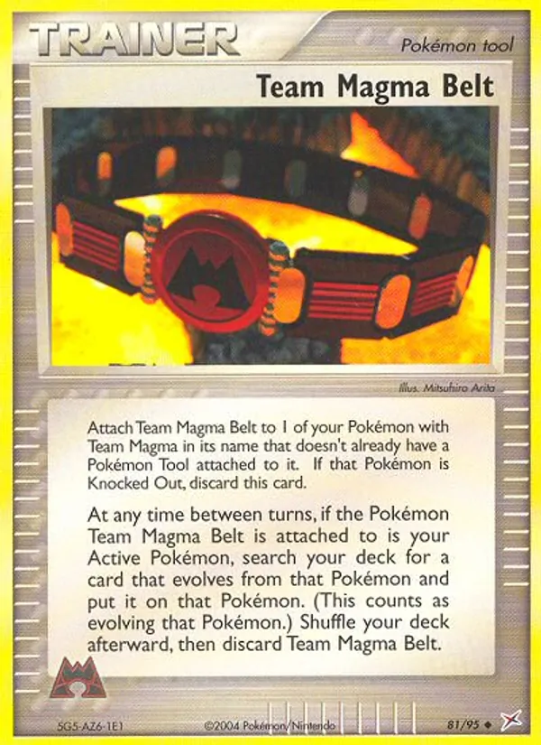 Team Magma Belt, Team Magma vs Team Aqua No. 81