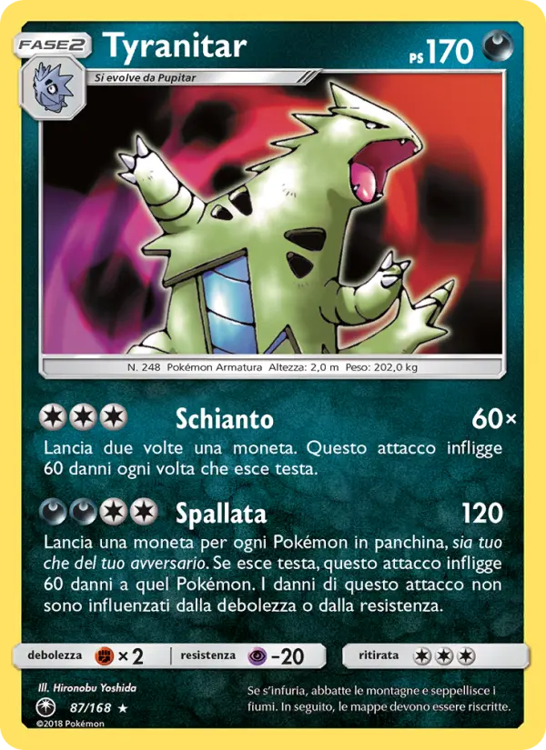 Tyranitar, Tempesta Astrale No. 87