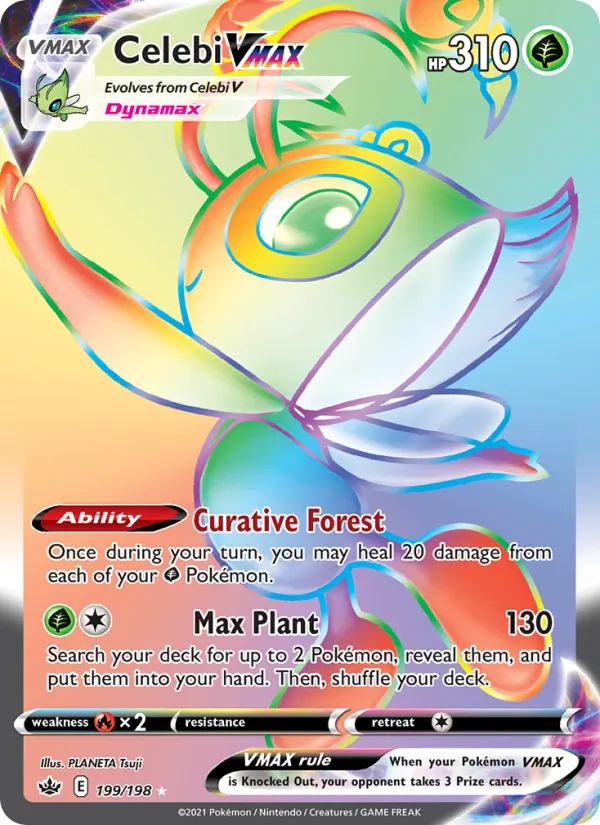 Celebi VMAX, Chilling Reign No. 199