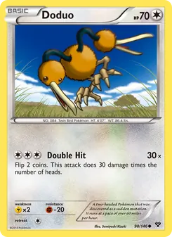 Doduo, XY No. 98 Normal