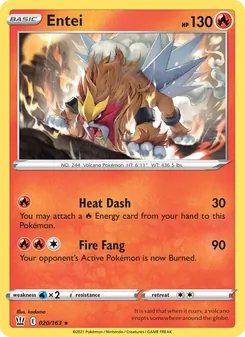 Entei, Battle Styles Nº 20 Holo