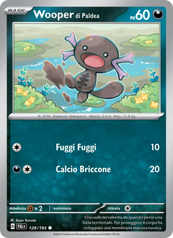 Wooper di Paldea, Evoluzioni a Paldea No. 129
