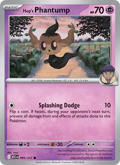 Hop's Phantump, Ascended Heroes No. 095 Normal