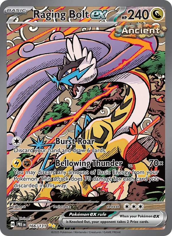 Raging Bolt ex, Prismatic Evolutions No. 166