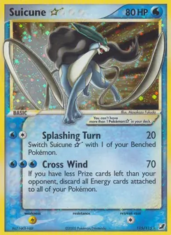 Suicune ☆, Unseen Forces Nº 115 Holo