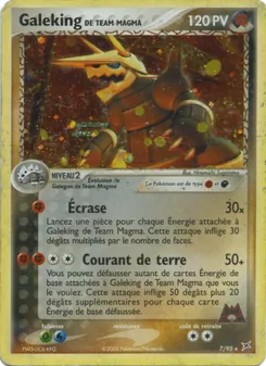 Galeking de Team Magma, EX Team Magma vs Team Aqua Nº 7
