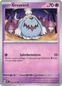 Greavard, Destino di Paldea Nº 042 Normal