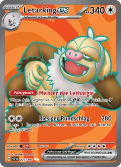 Letarking-ex, Stürmische Funken No. 227 Holo