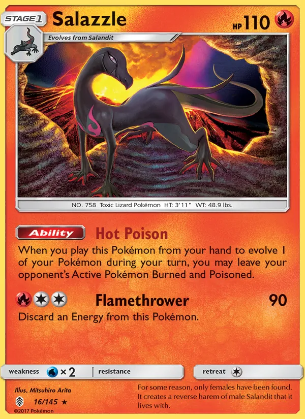 Salazzle, Guardians Rising Nº 16