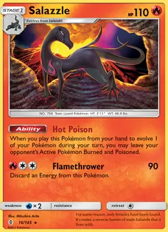 Salazzle, Guardians Rising Nº 16 Normal