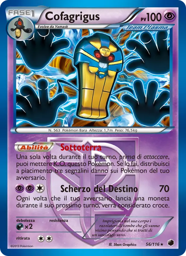 Cofagrigus, Glaciazione Plasma No. 56