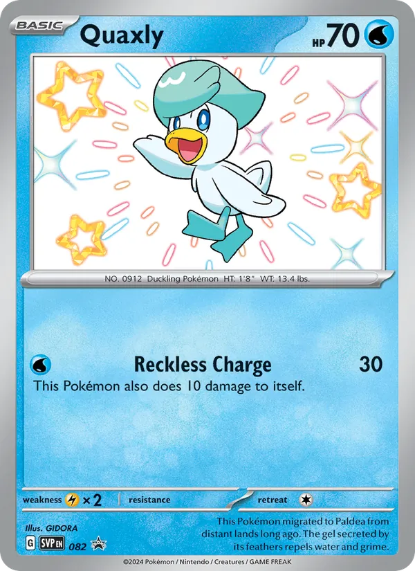 Quaxly, SVP Black Star Promos No. 082