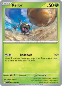 Rellor, Evoluciones en Paldea No. 026 Normal
