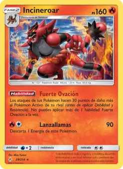 Incineroar, Vínculos Indestructibles No. 29 Normal