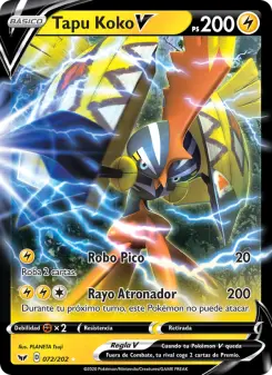 Tapu Koko V, Espada y Escudo No. 72 Holo