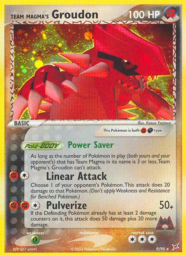 Team Magma's Groudon, Team Magma vs Team Aqua No. 9