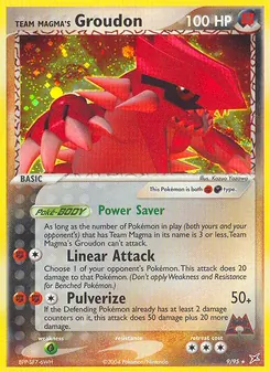 Team Magma's Groudon, Team Magma vs Team Aqua No. 9