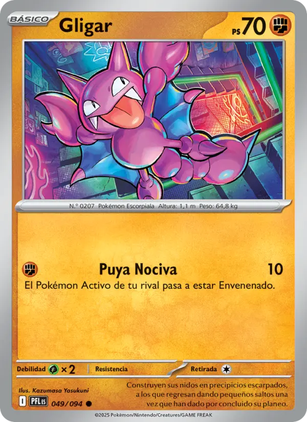 Gligar, Fuegos Fantasmales No. 049