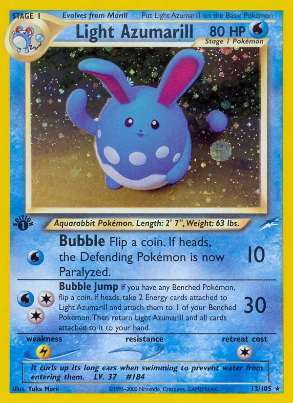 Light Azumarill, Neo Destiny No. 13