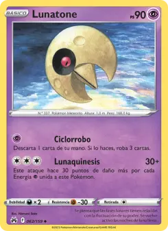 Lunatone, Cenit Supremo Nº 062 Normal