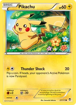 Pikachu, Furious Fists No. 27 Normal