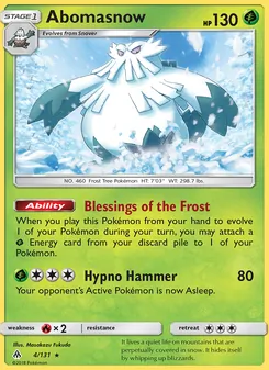 Abomasnow, Forbidden Light No. 4